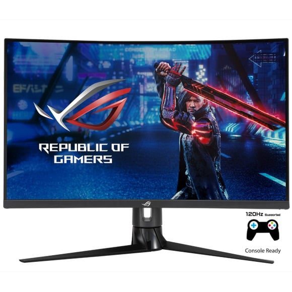 ASUS ROG Strix XG32VC Gaming Monitor – 31.5 inch WQHD (2560 x 1440), 170Hz (Above 144Hz), 1ms MPRT, Extreme Low Motion Blur Sync, 125% sRGB, FreeSync Premium Pro, DisplayHDR™ 400 ASUS ROG Strix XG32VC Gaming Monitor – 31.5 inch WQHD (2560 x 1440), 170Hz (Above 144Hz), 1ms MPRT, Extreme Low Motion Blur Sync, 125% sRGB, FreeSync Premium Pro, DisplayHDR™ 400